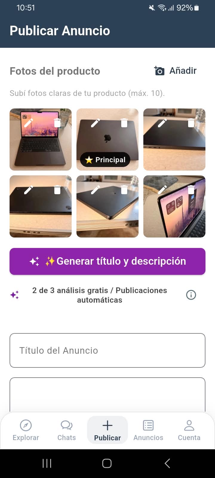 Publicar anuncios gratis
